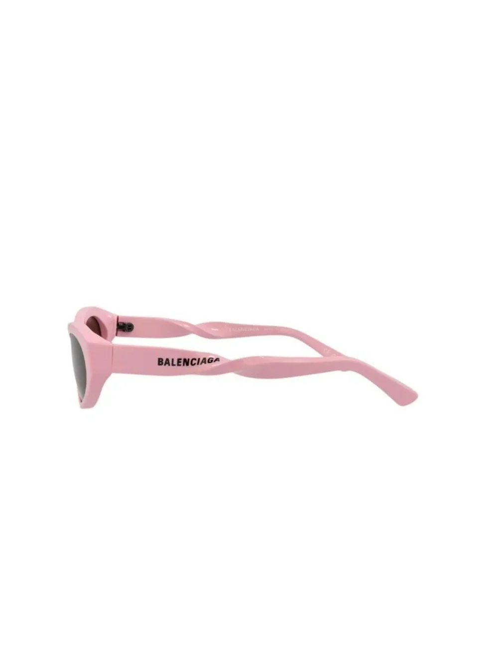 New Balenciaga Women's Sunglasses Cat Eye Acetate Frame Pink Pink Brown